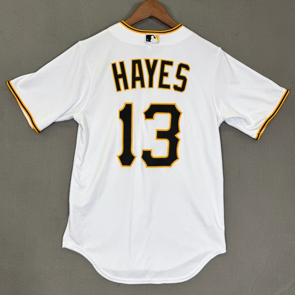 Pittsburgh Pirates Ke'Bryan Hayes Jersey Shirt Men S White Nike MLB Number 13